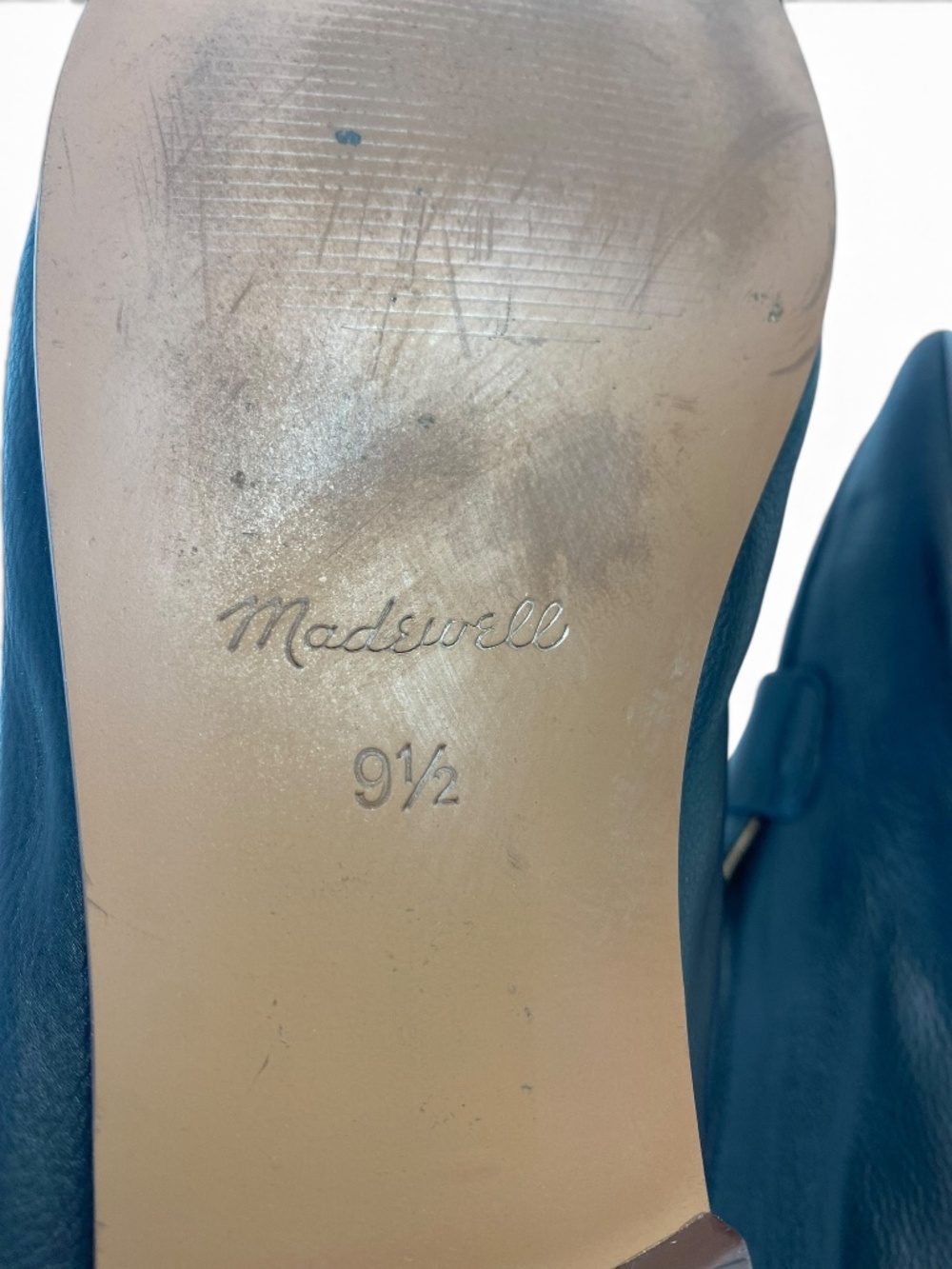 Madewell Leather The Lacey Loafer Flats NN049 in True Black Size 9.5 - Picture 9 of 11